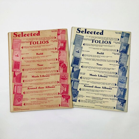 Vintage Music Song Books Set of 2 Victor Herbert Song Book & On Stage Vocal Duet - Picture 2 of 6